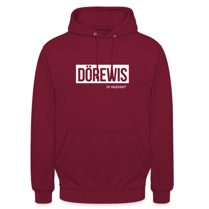 Hoodie | Dörewis Klassik | Fü allemoole - Bordeaux