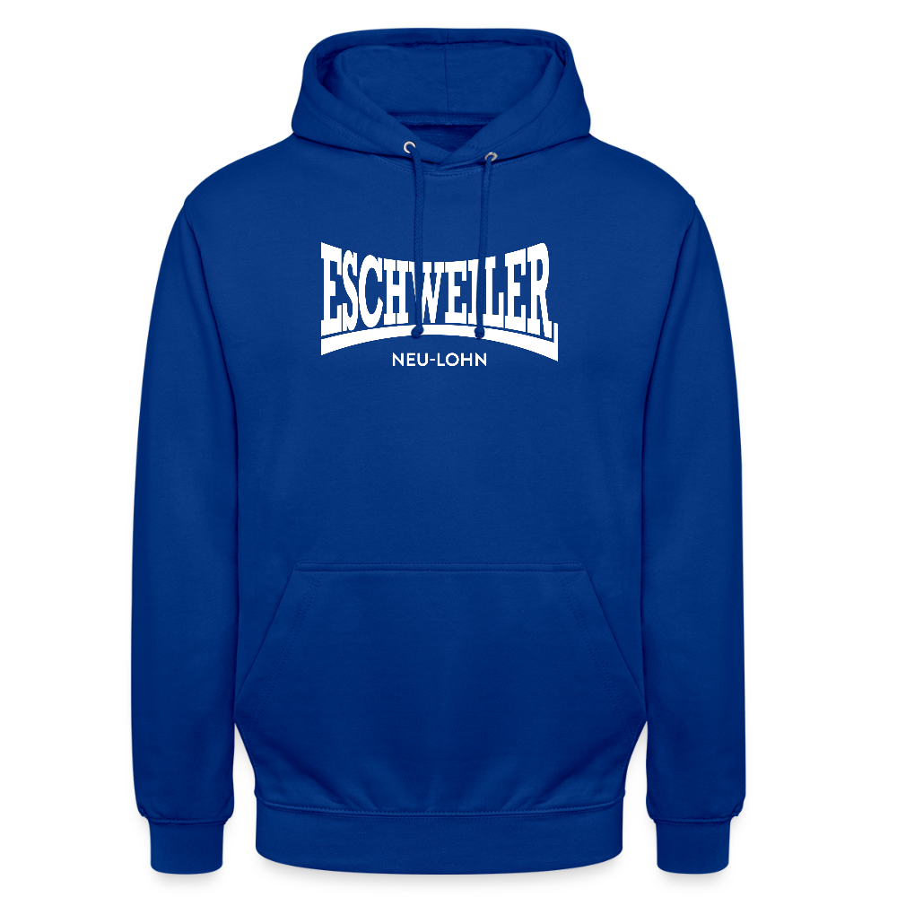 Statement-Hoodie | Neu-Lohn | Fü allemoole - Royalblau