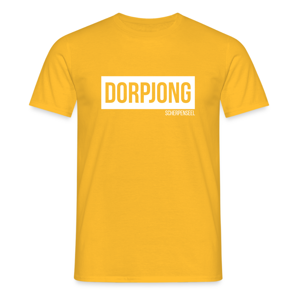 T-Shirt | Dorpjong Scherpenseel Klassik | Manns-Lüü - Gelb