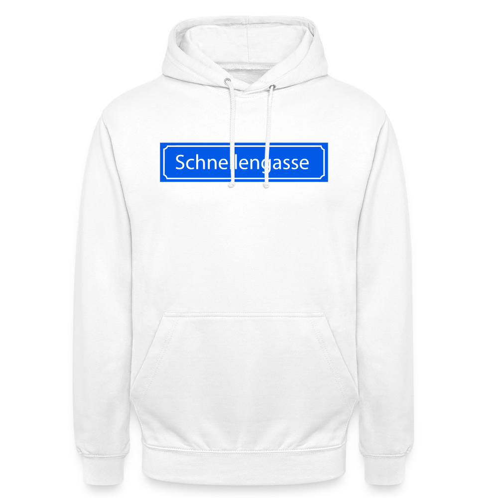 Hoodie | Schnellengasse | Fü allemoole - Weiß