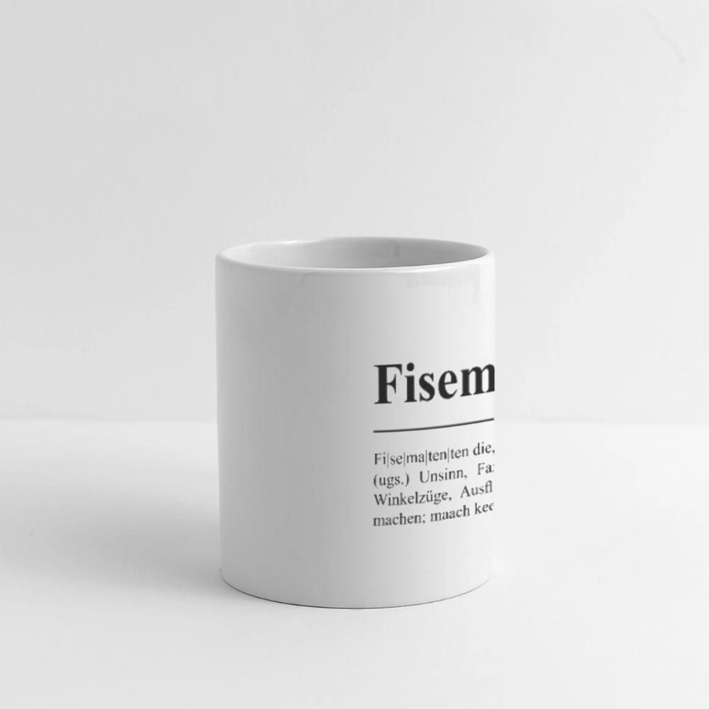 Tasse | Eischwiele Platt | Fisematenten - Weiß