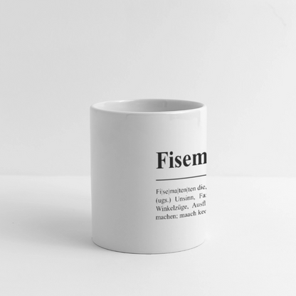 Tasse | Eischwiele Platt | Fisematenten - Weiß