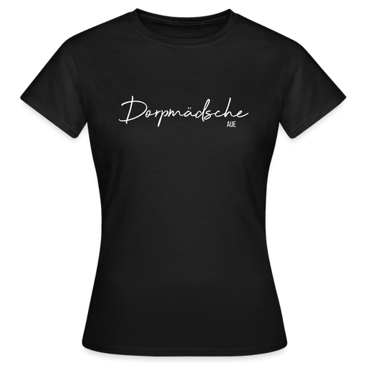 T-Shirt | Dorpmädsche Aue Klassik | Mädsche - Schwarz