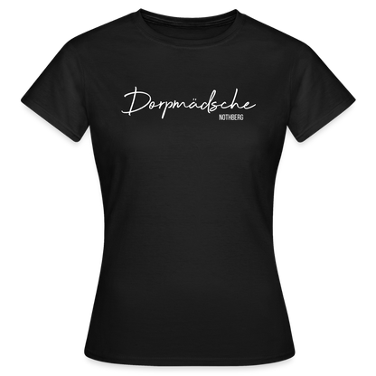 T-Shirt | Dorpmädsche Nothberg Klassik | Mädsche - Schwarz