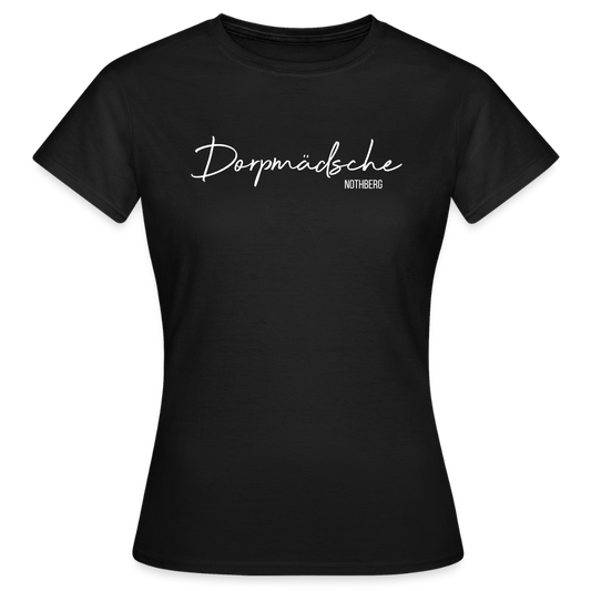 T-Shirt | Dorpmädsche Nothberg Klassik | Mädsche - Schwarz