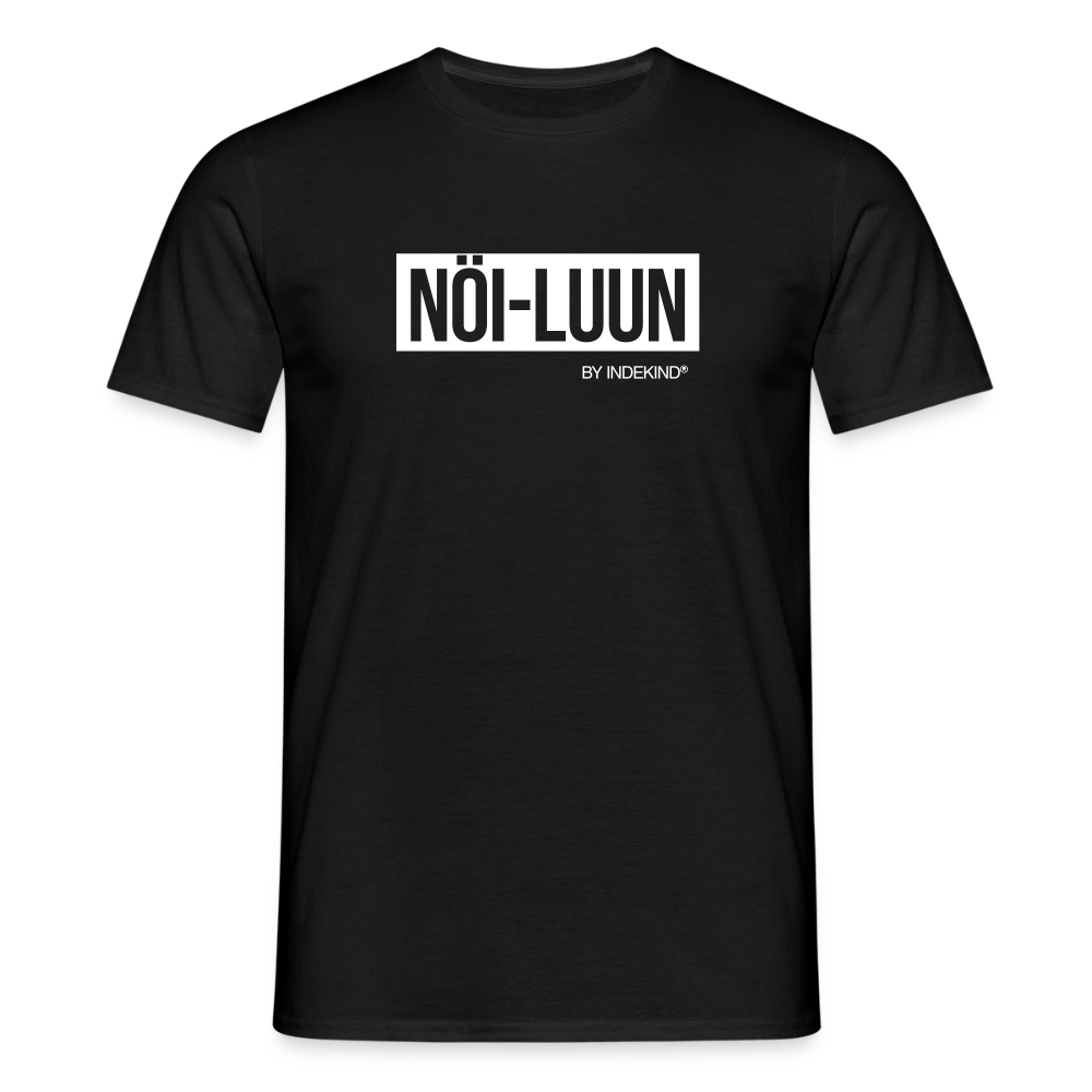 T-Shirt | Nöi-Luun Klassik | Manns-Lüü - Schwarz