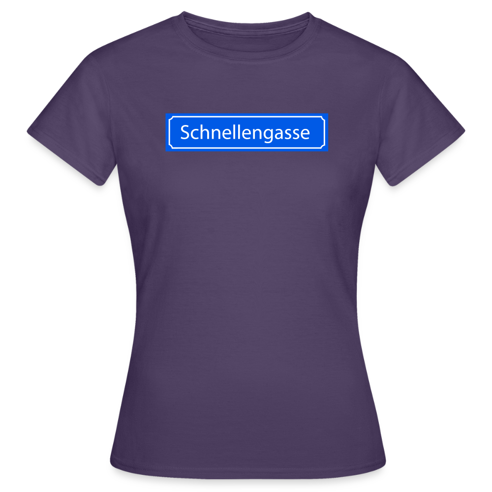 T-Shirt | Schnellengasse | Mädsche - Dunkellila