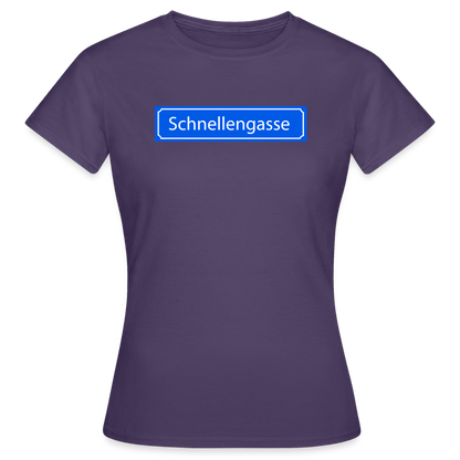 T-Shirt | Schnellengasse | Mädsche - Dunkellila