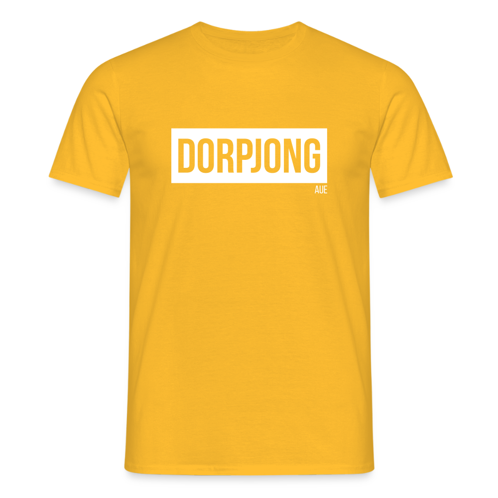 T-Shirt | Dorpjong Aue Klassik | Manns-Lüü - Gelb