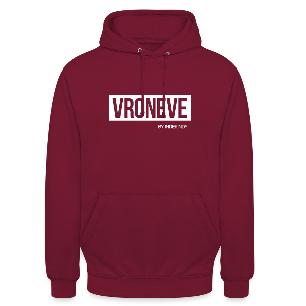 Hoodie | Vroneve Klassik | Fü allemoole - Bordeaux
