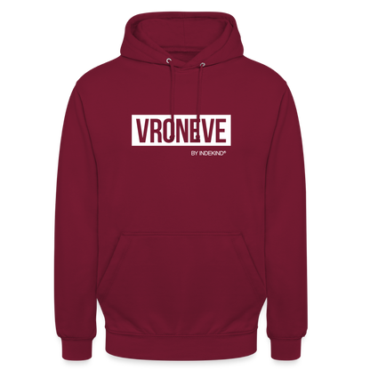 Hoodie | Vroneve Klassik | Fü allemoole - Bordeaux