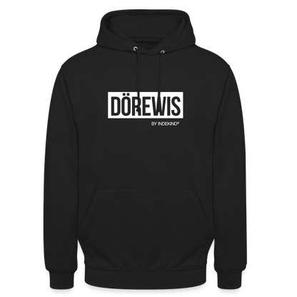 Hoodie | Dörewis Klassik | Fü allemoole - Schwarz