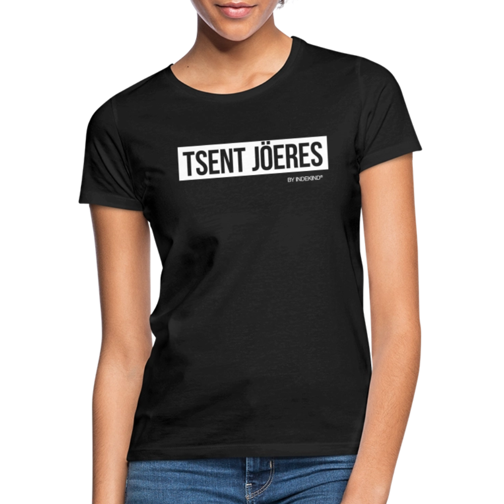 T-Shirt | Tsent Jöeres Klassik | Mädsche - Schwarz