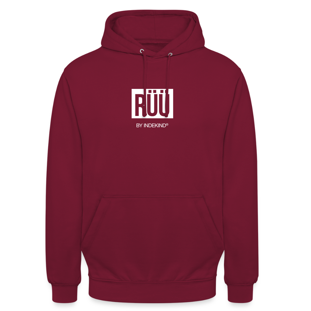 Hoodie | Rüü Klassik | Fü allemoole - Bordeaux