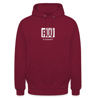 Hoodie | Rüü Klassik | Fü allemoole - Bordeaux