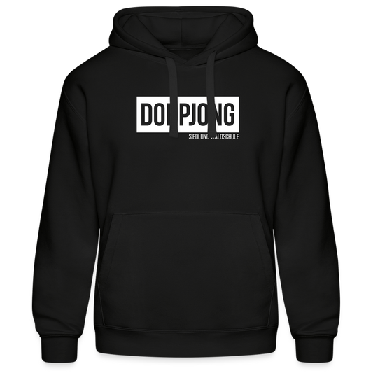 Hoodie | Dorpjong Siedlung Waldschule Premium | Manns-Lüü - Schwarz