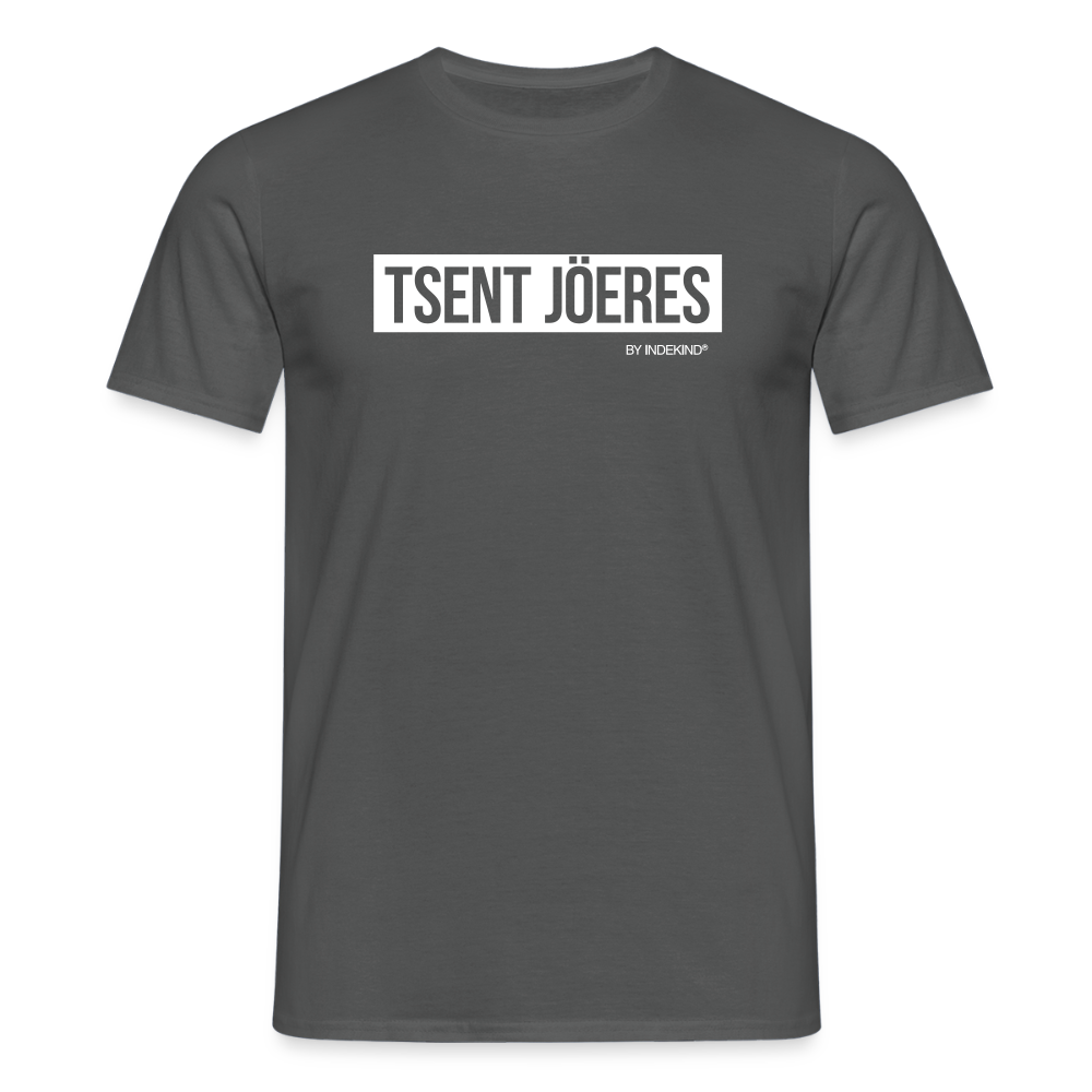 T-Shirt | Tsent Jöeres Klassik | Manns-Lüü - Anthrazit