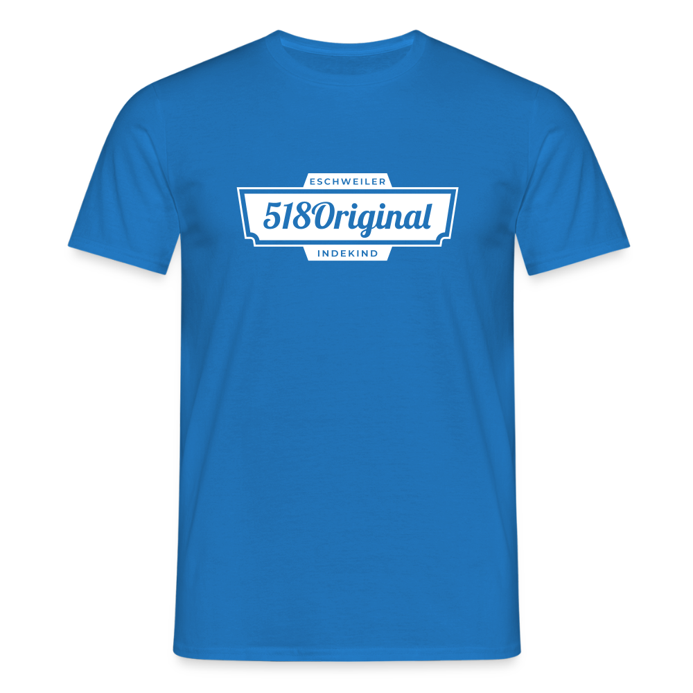 T-Shirt | 518Original | Manns-Lüü - Royalblau