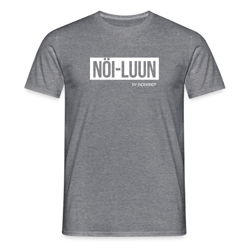 T-Shirt | Nöi-Luun Klassik | Manns-Lüü - Graphit meliert