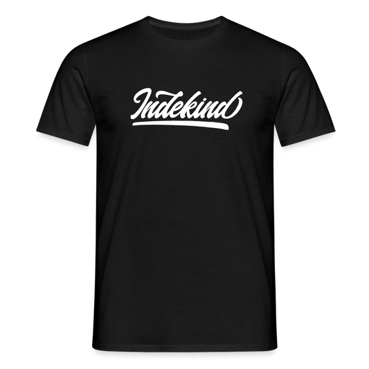 T-Shirt | Indekind Klassik | Manns-Lüü - Schwarz