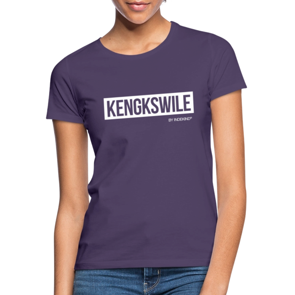 T-Shirt | Kengkswile Klassik | Mädsche - Dunkellila
