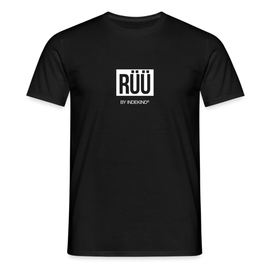T-Shirt | Rüü Klassik | Manns-Lüü - Schwarz