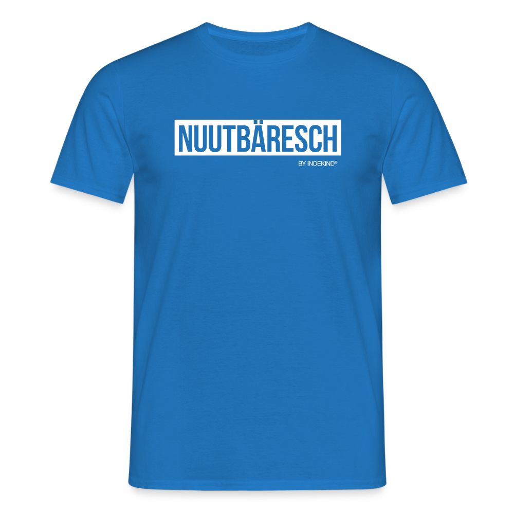 T-Shirt | Nuutbäresch Klassik | Manns-Lüü - Royalblau
