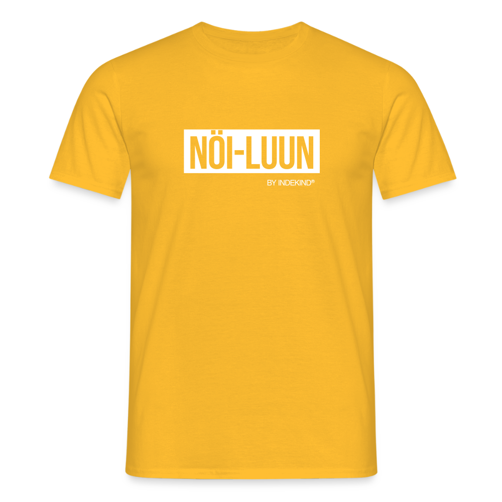 T-Shirt | Nöi-Luun Klassik | Manns-Lüü - Gelb