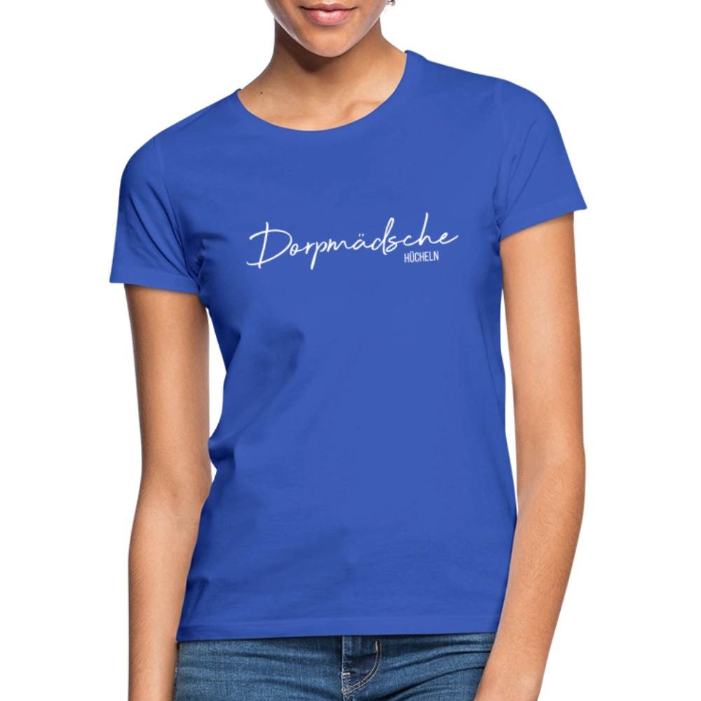 T-Shirt | Dorpmädsche Hücheln Klassik | Mädsche - Royalblau
