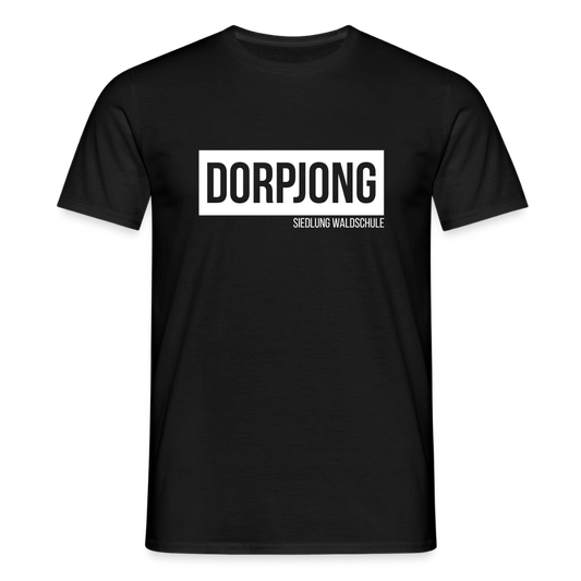 T-Shirt | Dorpjong Siedlung Waldschule Klassik | Manns-Lüü - Schwarz