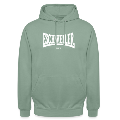 Statement-Hoodie | Aue | Fü allemoole - Graugrün