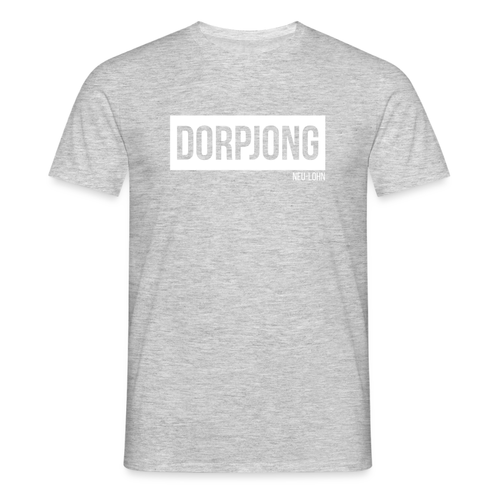 T-Shirt | Dorpjong Neu-Lohn Klassik | Manns-Lüü - Grau meliert