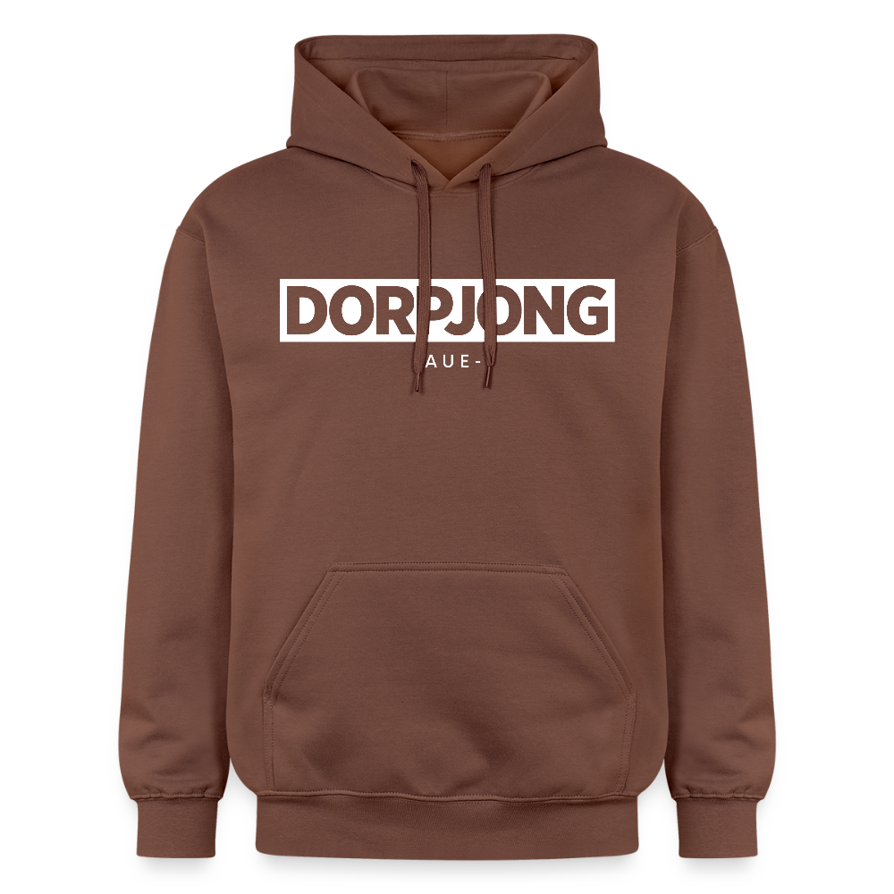 Hoodie | Dorpjong Aue Premium | Manns-Lüü - Kakao