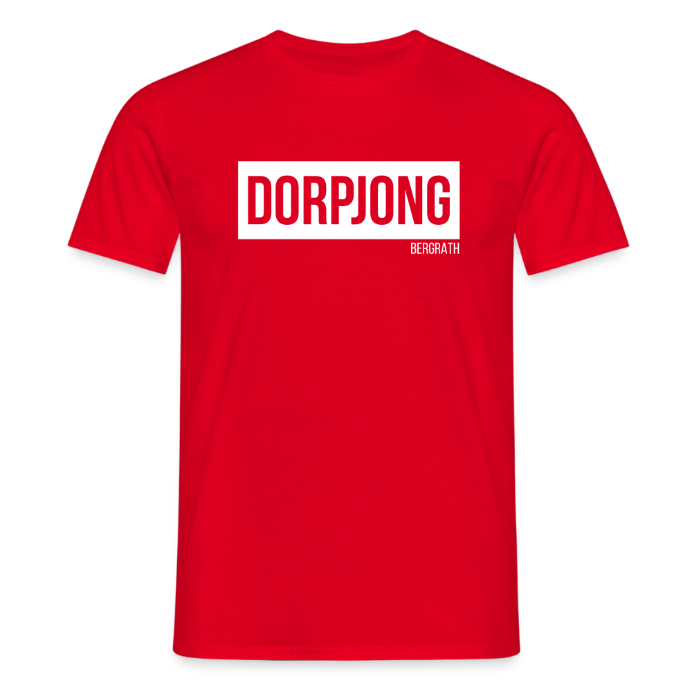 T-Shirt | Dorpjong Bergrath Klassik | Manns-Lüü - Rot
