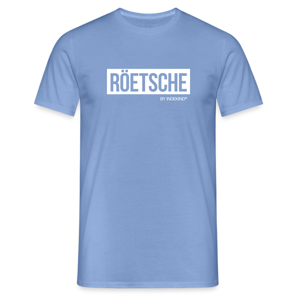 T-Shirt | Röetsche Klassik | Manns-Lüü - Carolina Blue
