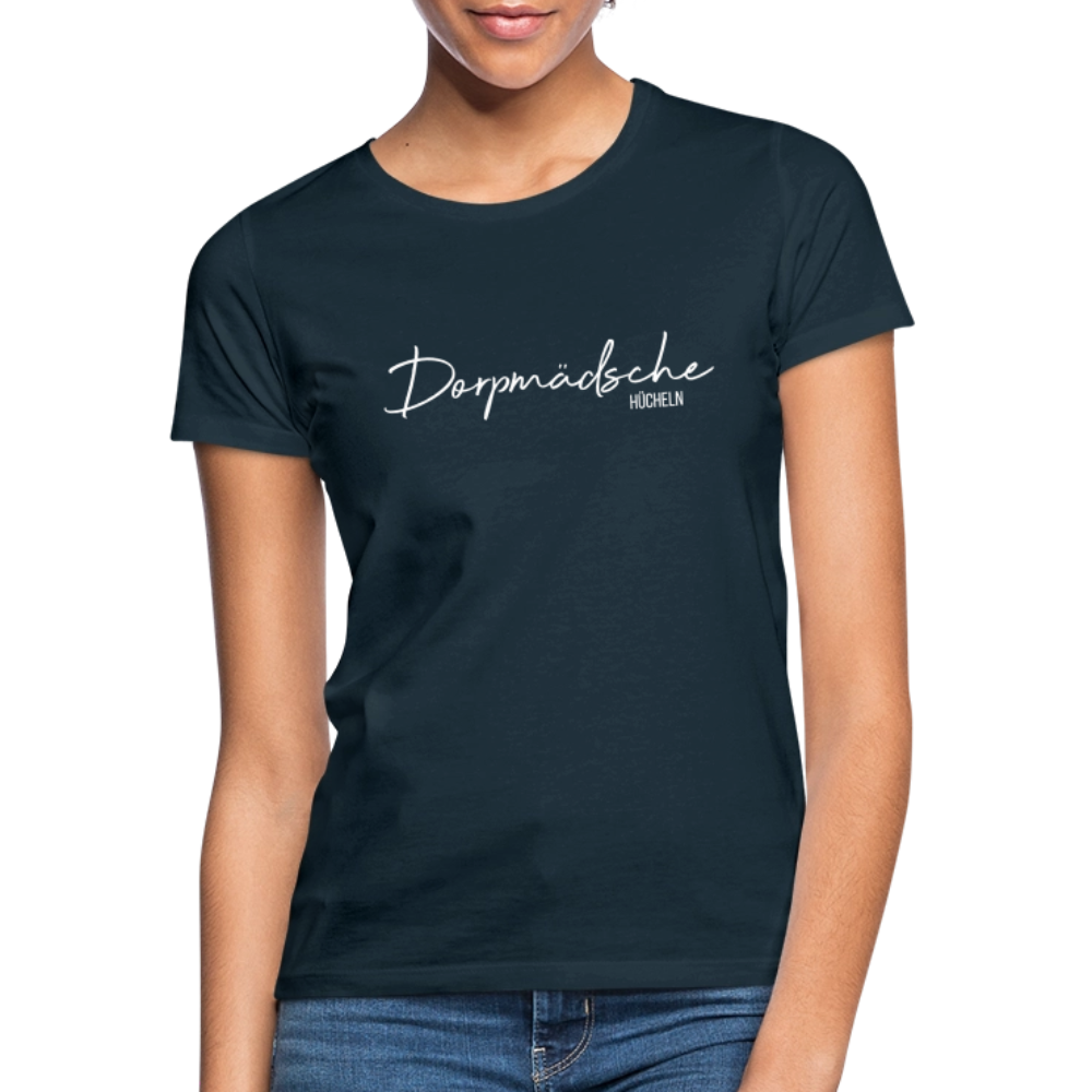 T-Shirt | Dorpmädsche Hücheln Klassik | Mädsche - Navy