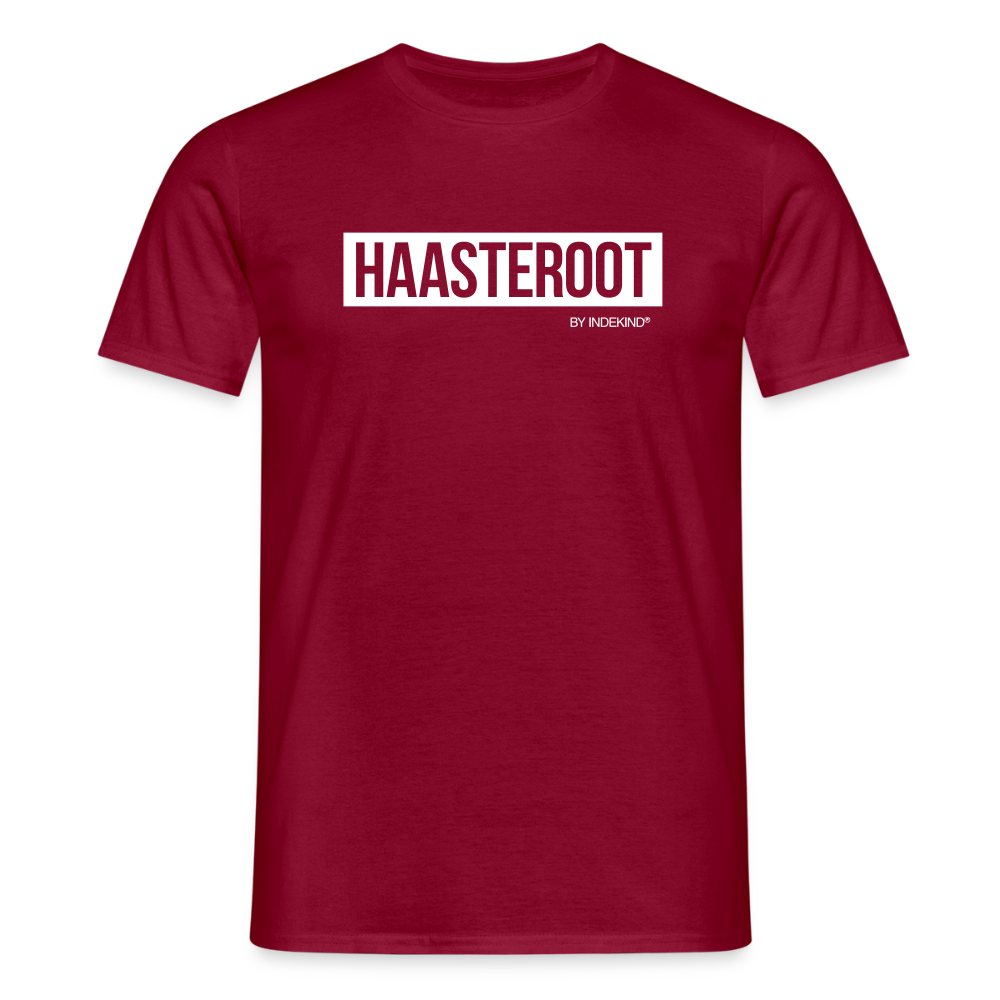 T-Shirt | Haasteroot Klassik | Manns-Lüü - Ziegelrot