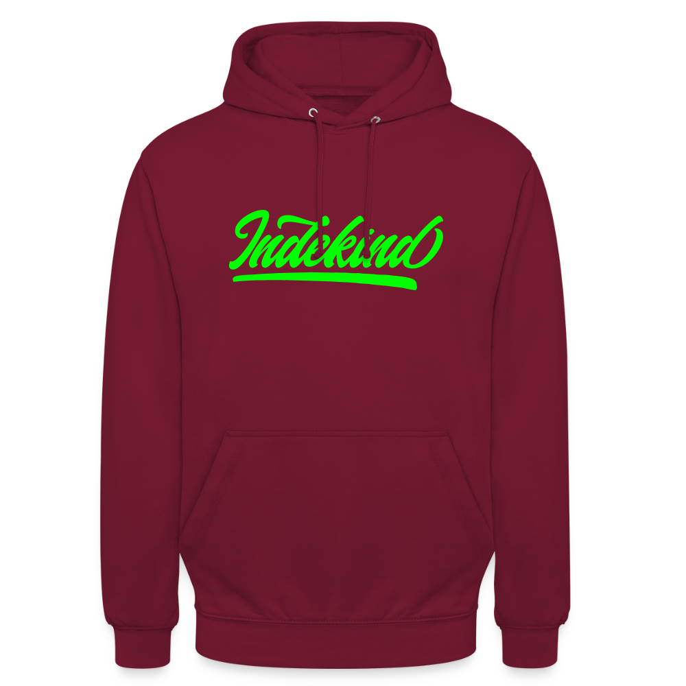 Hoodie | Indekind Neon Jröng Klassik | Fü allemoole - Bordeaux