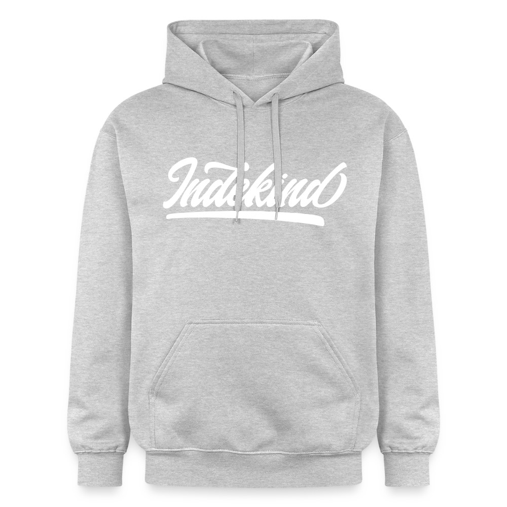 Hoodie | Indekind Premium | Manns-Lüü - Hellgrau meliert