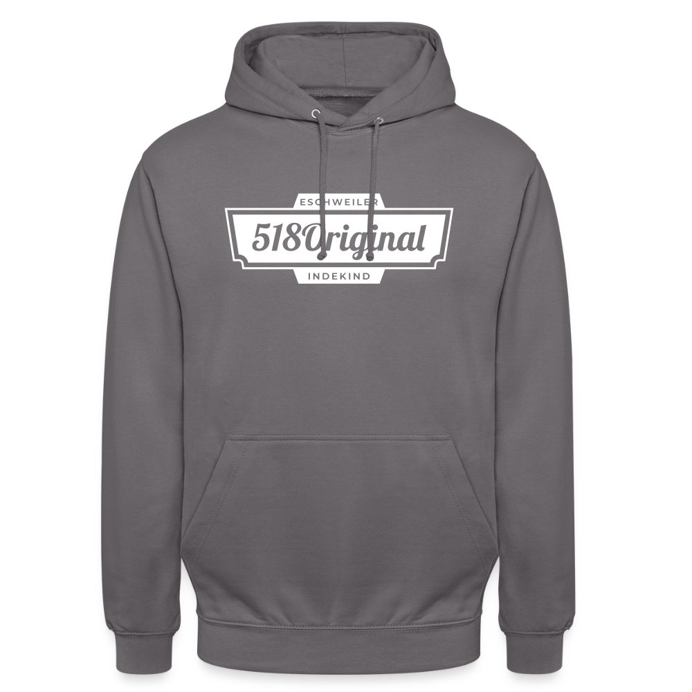 Hoodie | 518Original | Fü allemoole - Mittelgrau
