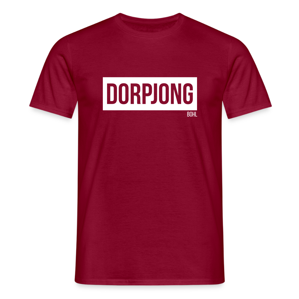 T-Shirt | Dorpjong Bohl Klassik | Manns-Lüü - Ziegelrot