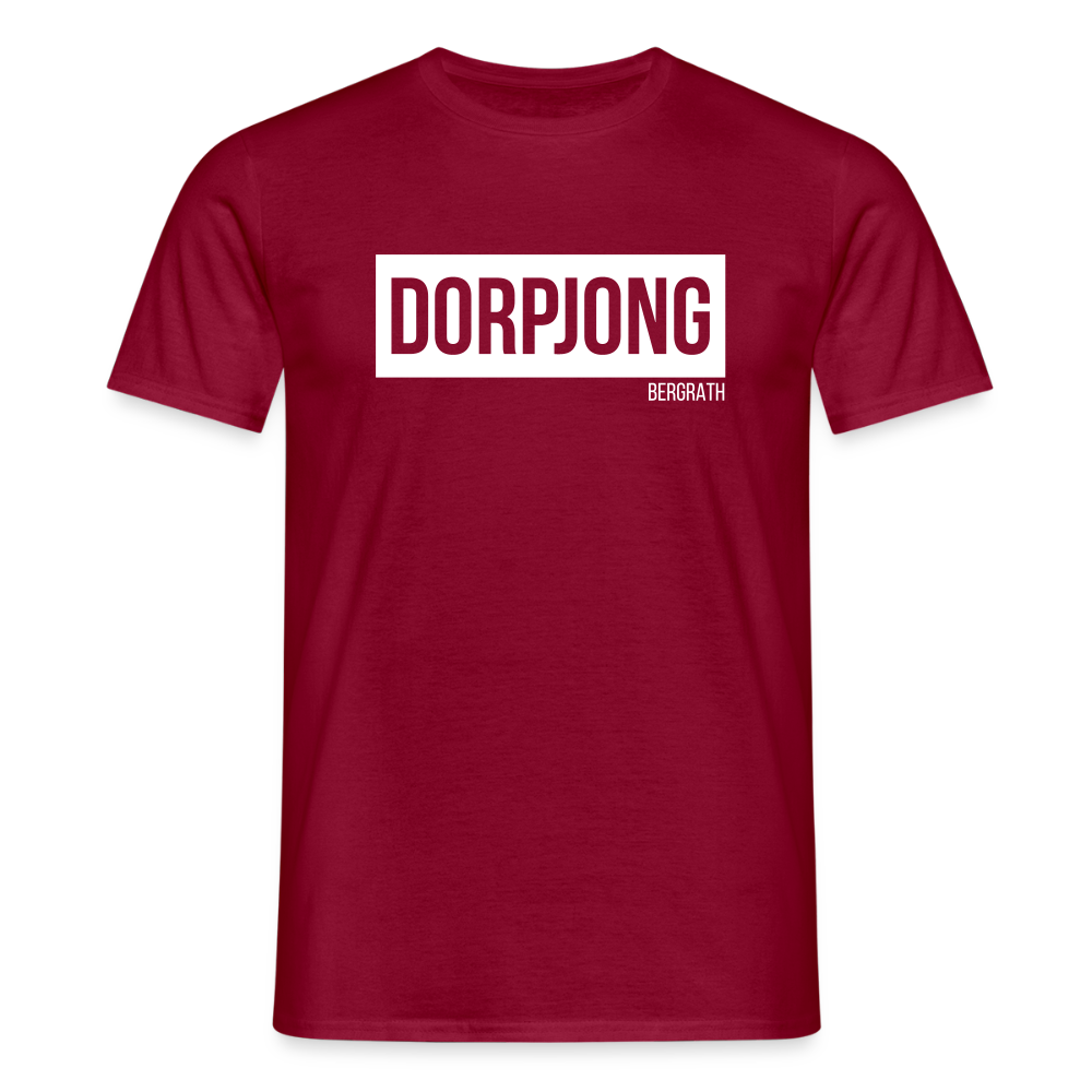 T-Shirt | Dorpjong Bergrath Klassik | Manns-Lüü - Ziegelrot