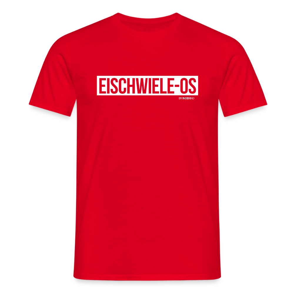 T-Shirt | Eischwiele-Os Klassik | Manns-Lüü - Rot