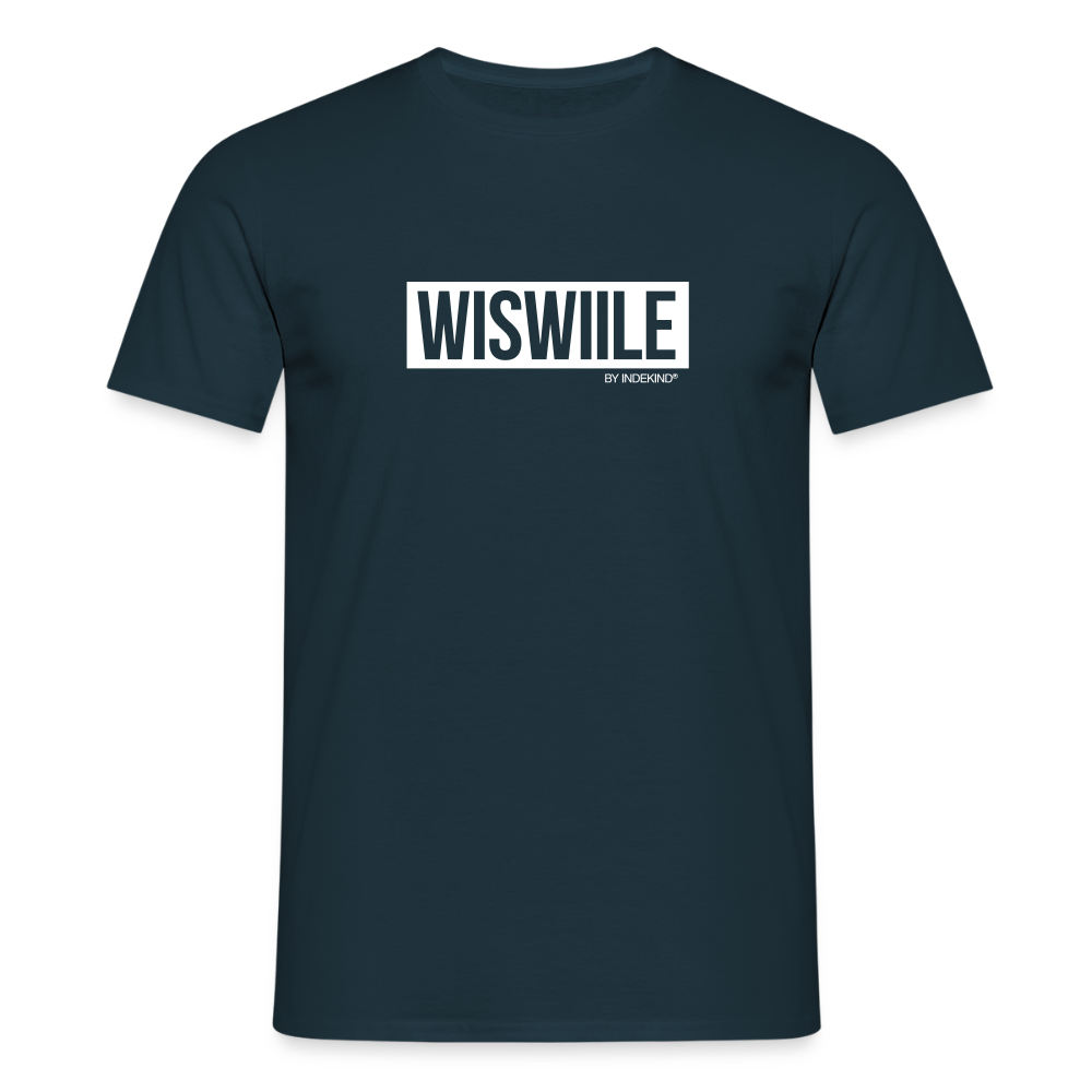 T-Shirt | Wiswiile Klassik | Manns-Lüü - Navy