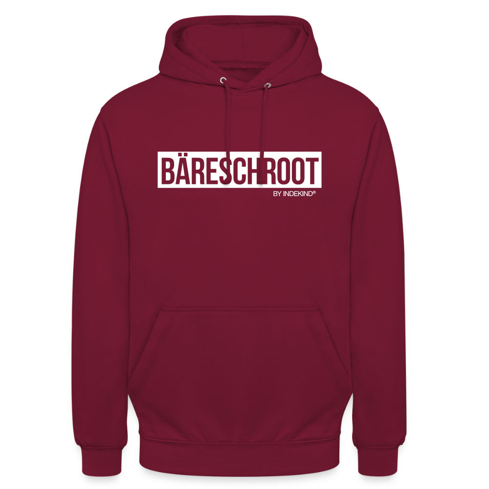 Hoodie | Bäreschroth Klassik | Fü allemoole - Bordeaux