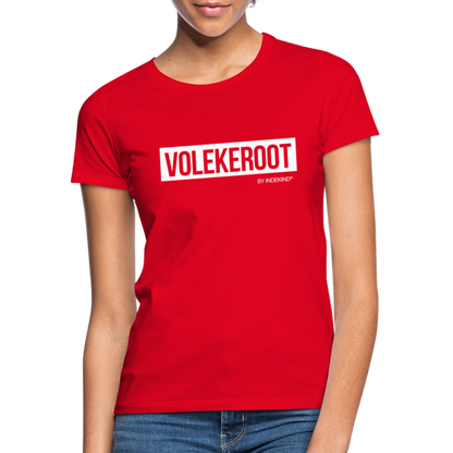 T-Shirt | Volekeroot Klassik | Mädsche - Rot