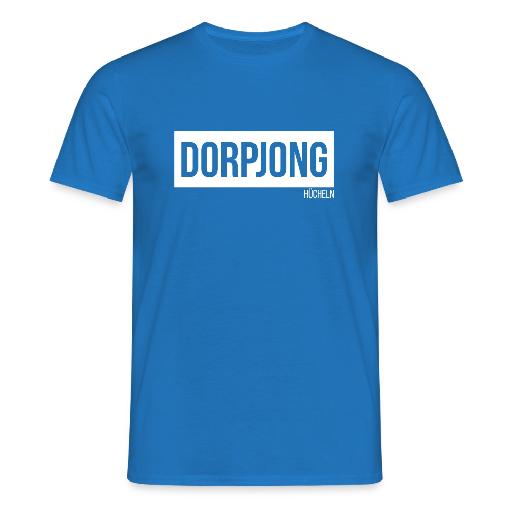 T-Shirt | Dorpjong Hücheln Klassik | Manns-Lüü - Royalblau