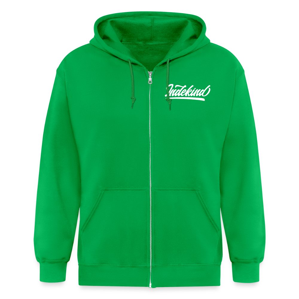 Zipper | Indekind Premium | Herz-Logo | Fü allemoole - Kelly Green