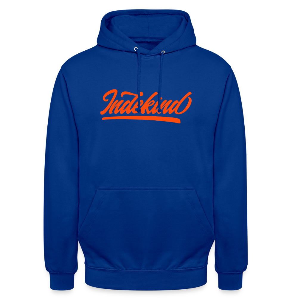 Hoodie | Indekind Neon Orange Klassik| Fü allemoole - Royalblau