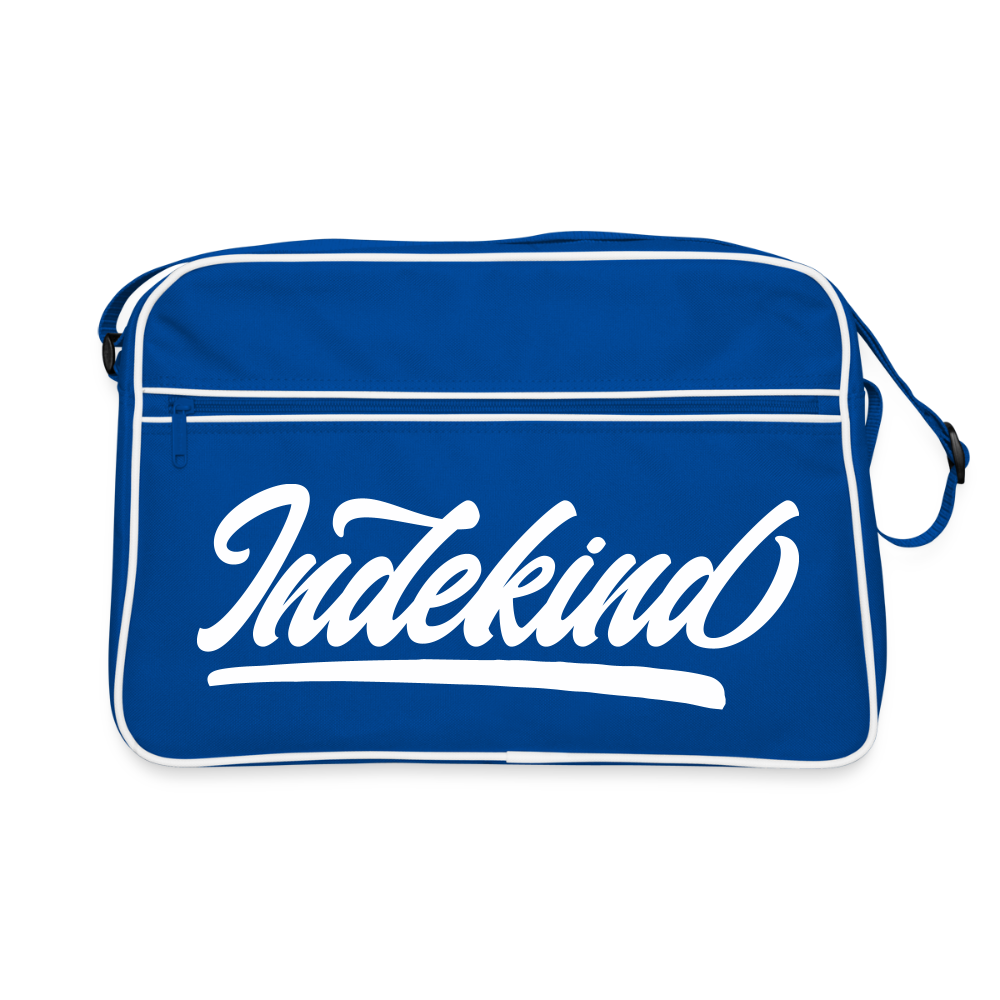 Retro Tasche | Indekind Klassik - Blau/Weiß
